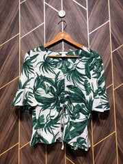 Trendy Chiffon CropTop Size Small