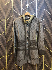 Women Wool Cardigan Sweater X Small | Size | Chest 17 | Length 31