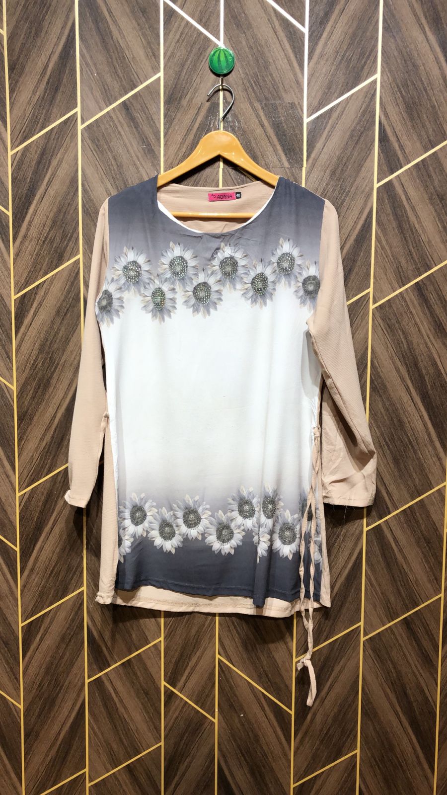 Western Top Chiffon – Medium Size (Chest: 20 , Length: 31  )