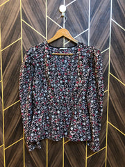 Western Top Chiffon – Small Size (Chest: 18, Length: 24  )