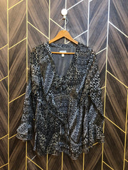Western Top Chiffon – Large Size (Chest: 21  , Length: 29 )