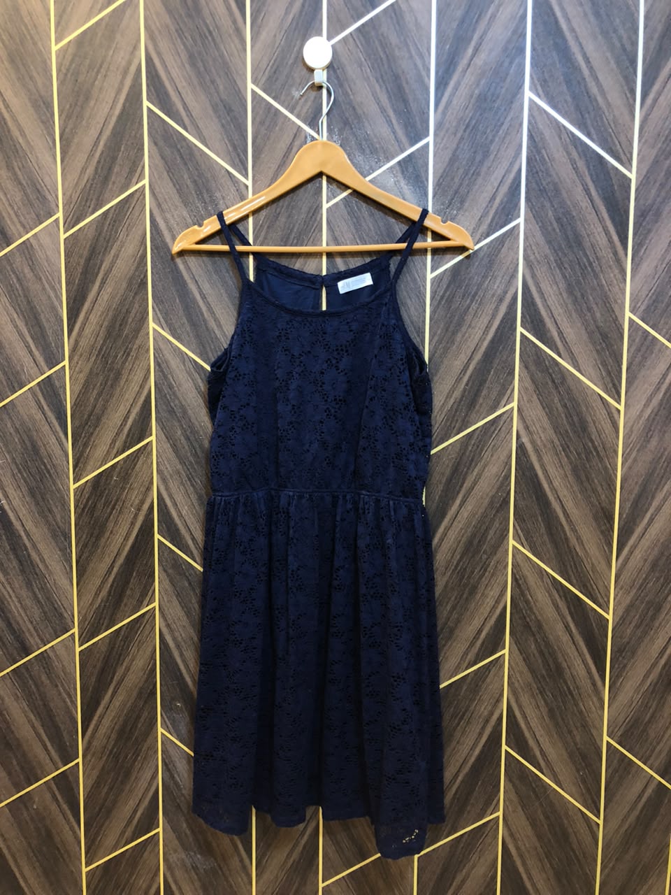 Mini Dress Net Jersey Small Size Chest 18 Length 37