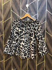 Western Top Chiffon – X-Small Size (Chest: 17, Length: 24 )
