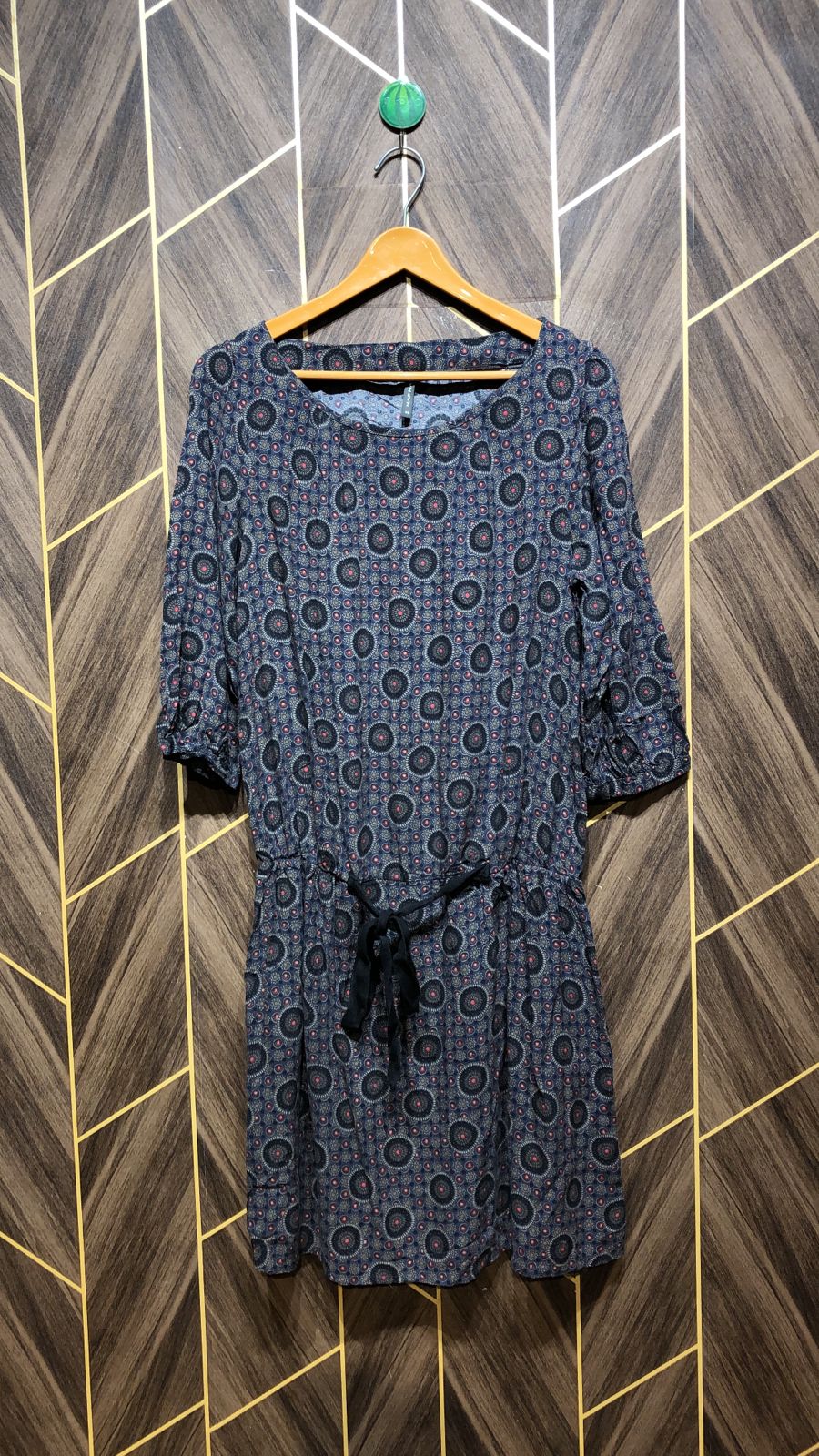 Women Long Shirt Linen Medium | Chest 19 | Length 39