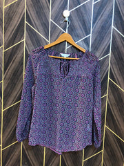 Western Top Chiffon (See Through) – Medium Size (Chest: 19, Length: 26 )