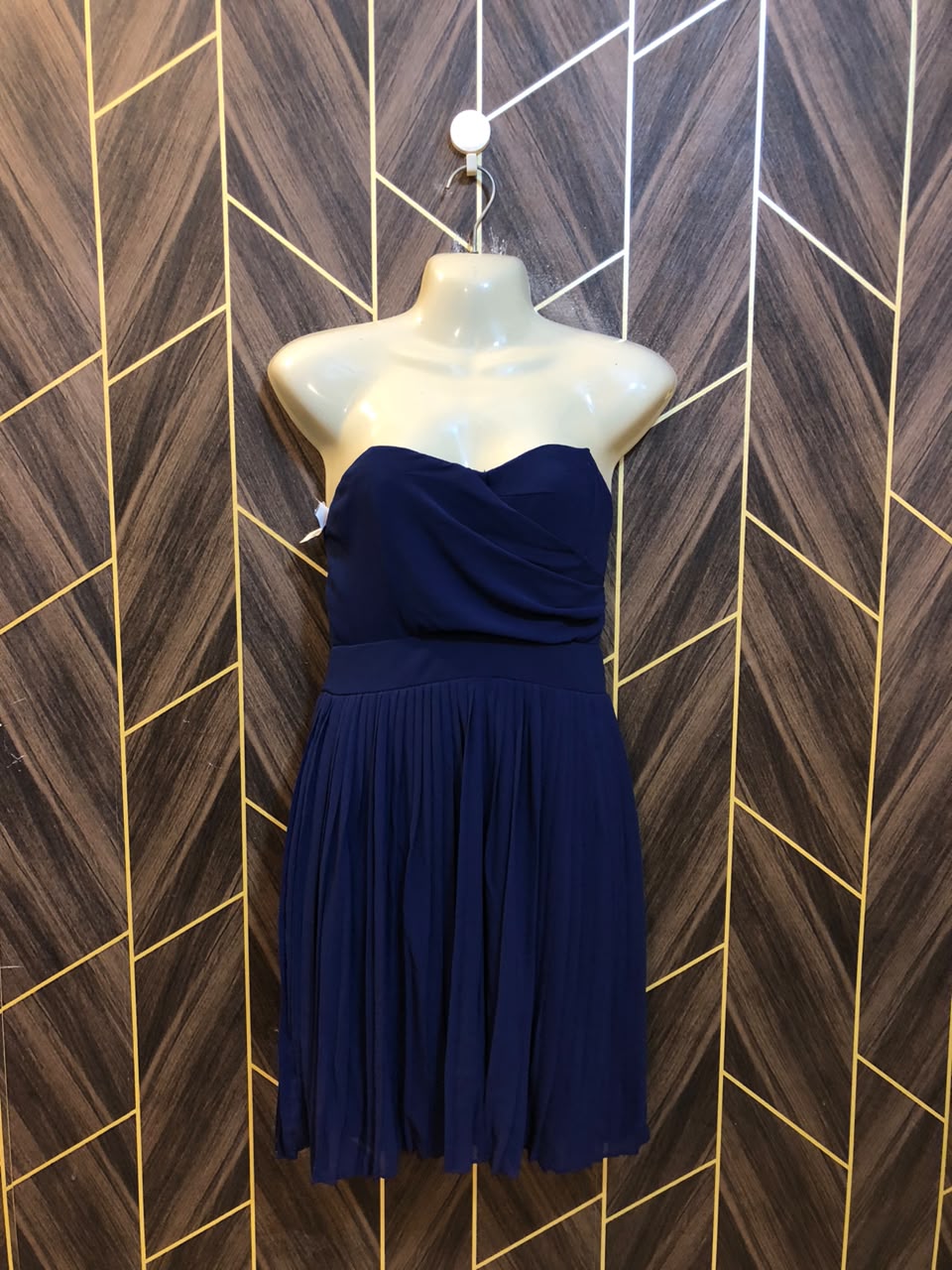 tube Dress Chiffon Small Size Chest 18 Length 28