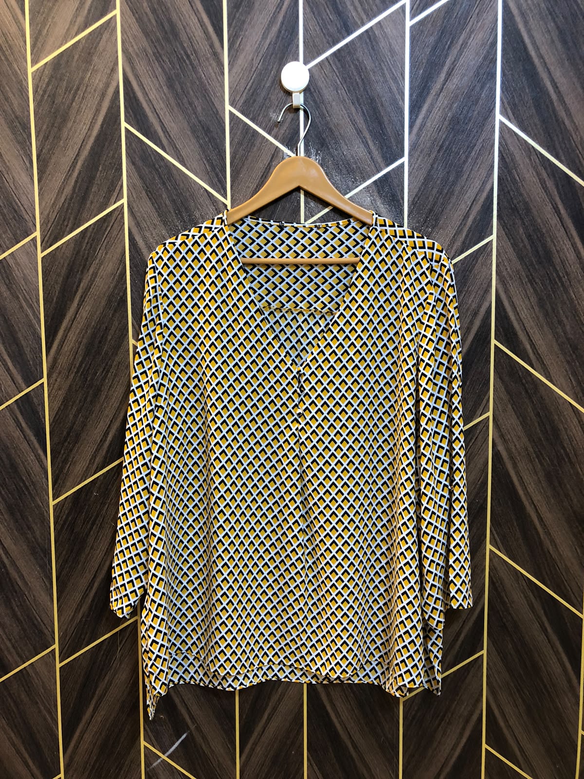Western Top Chiffon – 2XL Size (Chest: 24, Length: 28 )