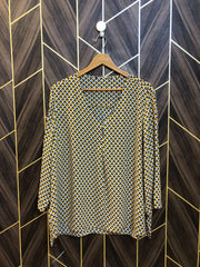 Western Top Chiffon – 2XL Size (Chest: 24, Length: 28 )