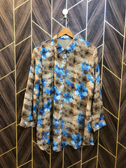 Western Top Chiffon – 2XL Size (Chest: 24, Length: 33 )