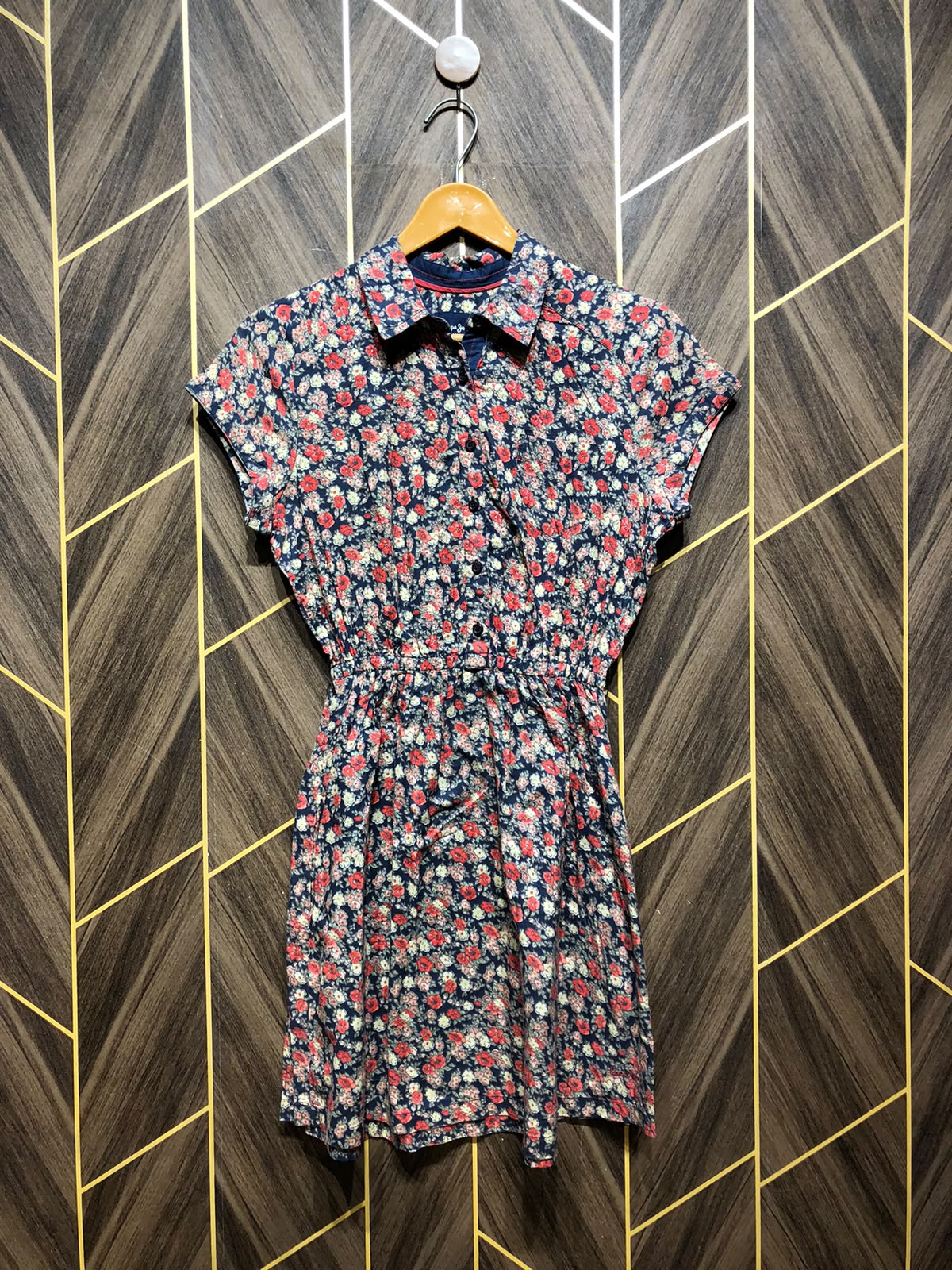 Mini Dress Cotton  Small Size Chest 18 Length 33