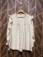 Western Top Chiffon – 1X-Large Size (Chest: 22 , Length: 27)