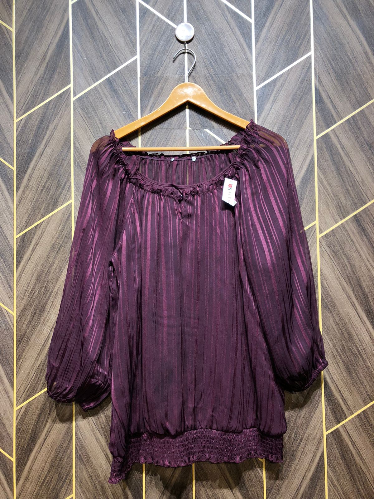 Western Top Chiffon – Medium Size (Chest: 19, Length: 27 )