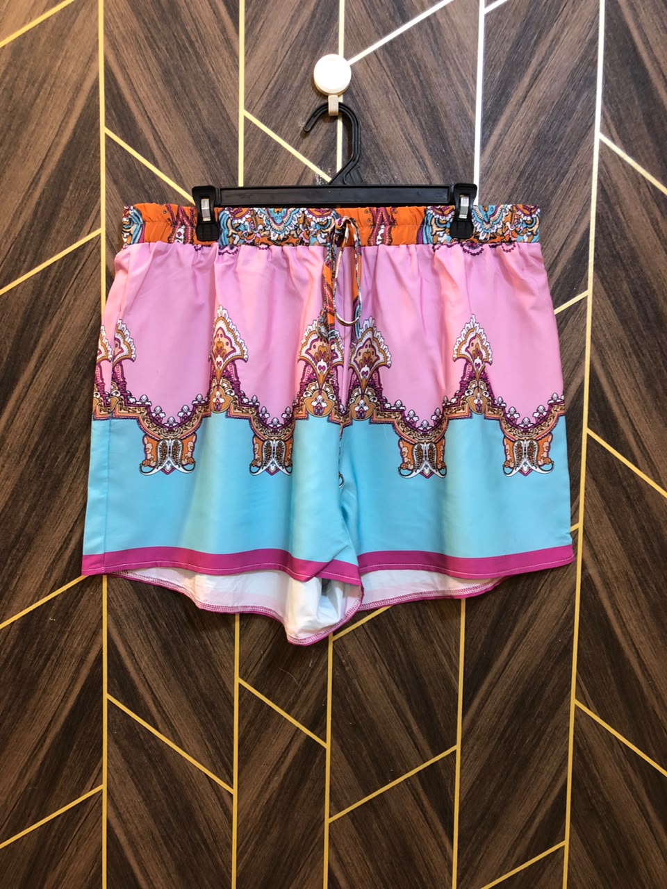 Women Mini Shorts Silk X Large | Size Waist 36