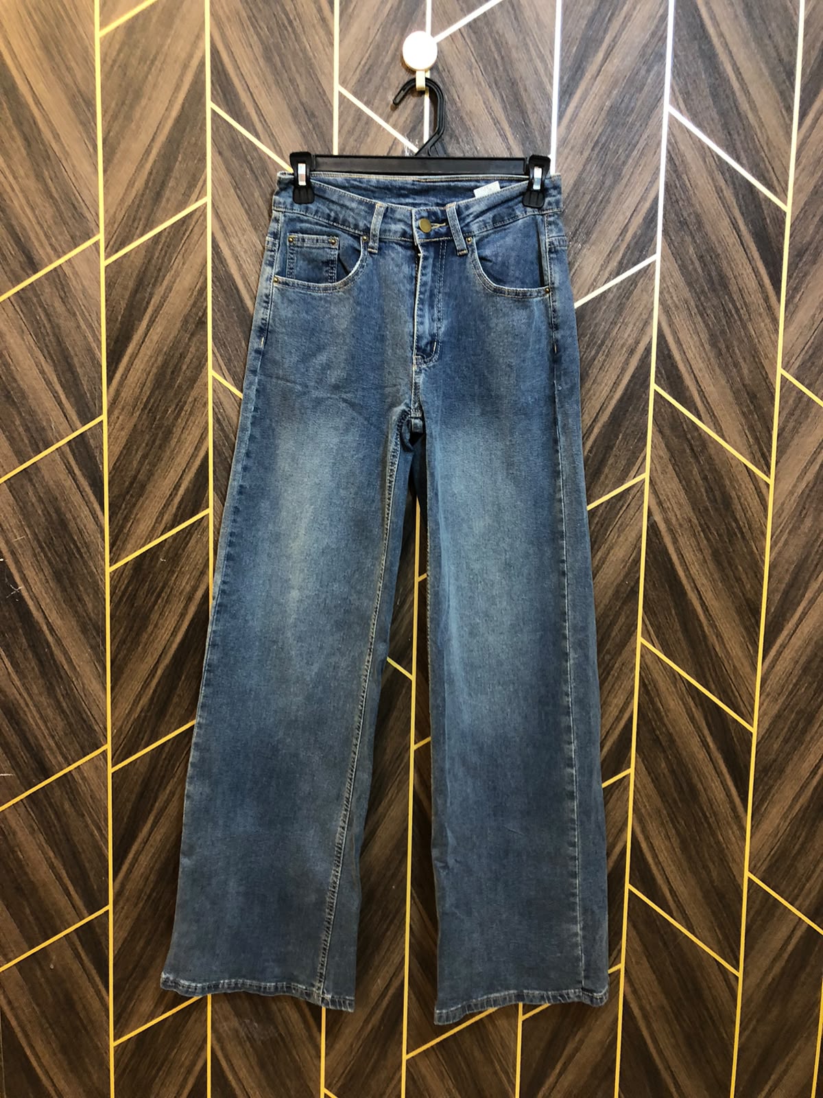 Women High Waist Wide Leg Jeans Small | Waist 28 | Length 40