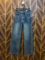 Women High Waist Wide Leg Jeans Small | Waist 28 | Length 40