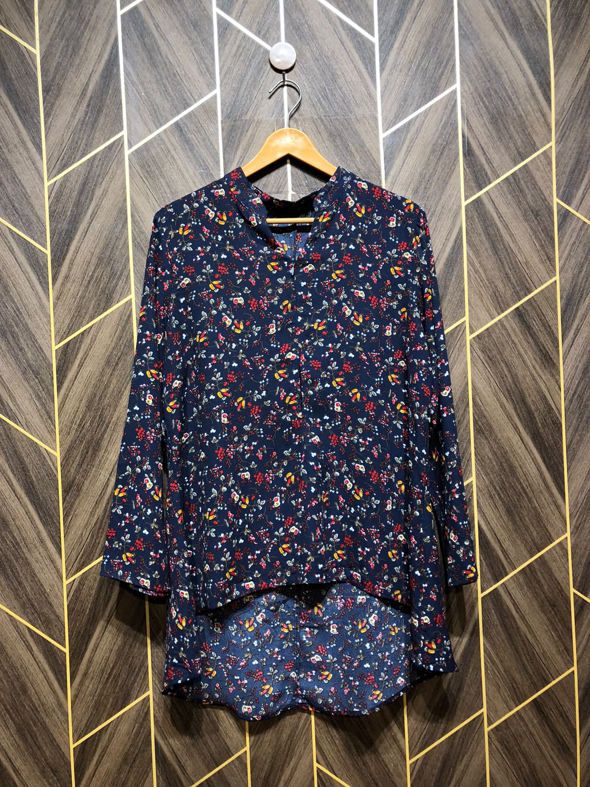 Western Top Chiffon – Large Size (Chest: 21 , Length: 33 )