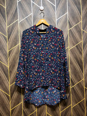 Western Top Chiffon – Large Size (Chest: 21 , Length: 33 )