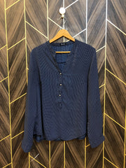 Western Top Chiffon – Large Size (Chest: 21 , Length: 27 )