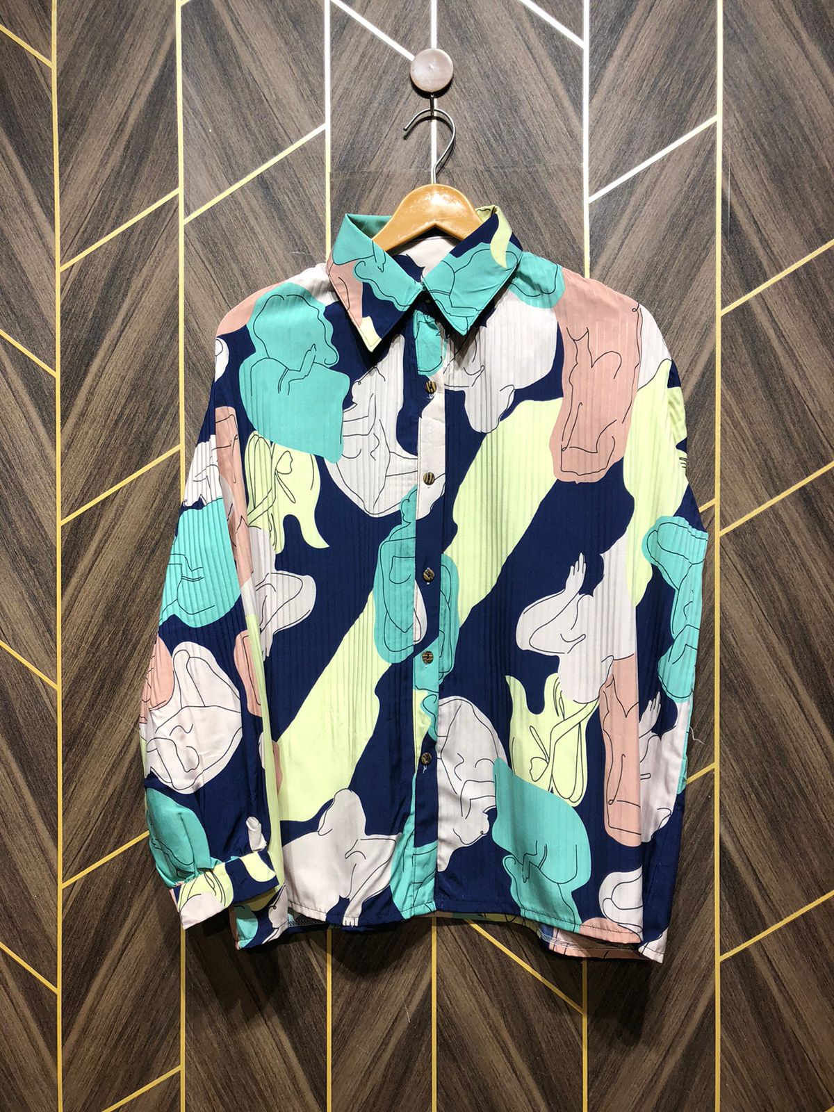 Western Top Silk – 1X-Large Size (Chest: 22 , Length: 25  baggy  )