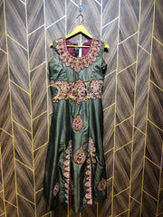 Western Long Maxi Silk Medium | Size | Chest 19 | Length 50