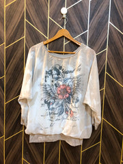 Western Top Chiffon – Medium baggy  Size Length: 27  )