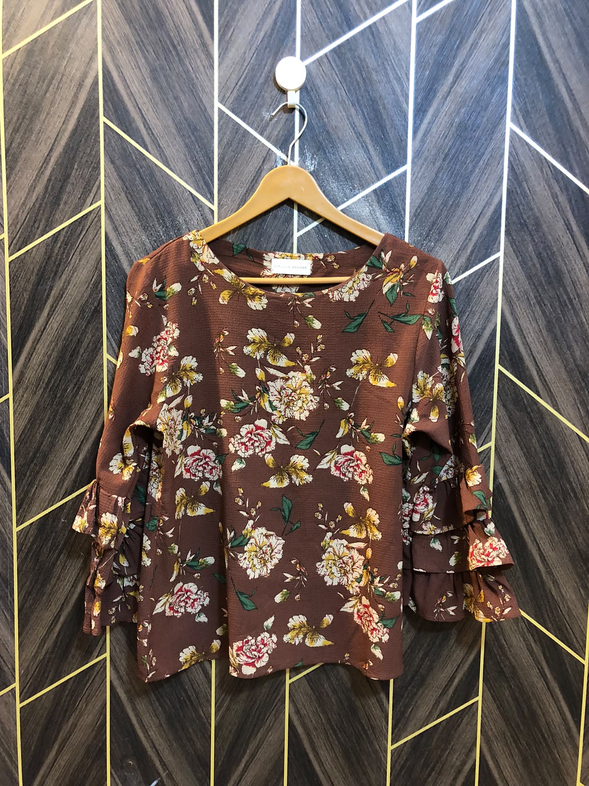 Western Top Chiffon – Small Size (Chest: 18, Length: 24  )