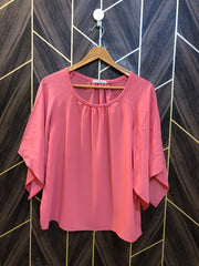 Western Top Chiffon – Large Size (Chest: 21 , Length: 24 )