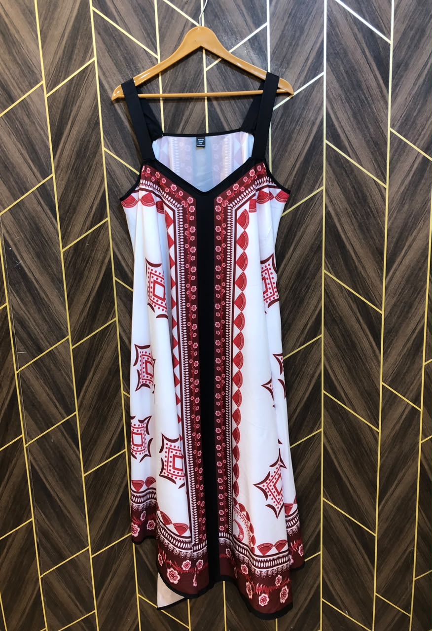 Western Long Maxi Silk X Large | Size | Chest 22 | Length 55