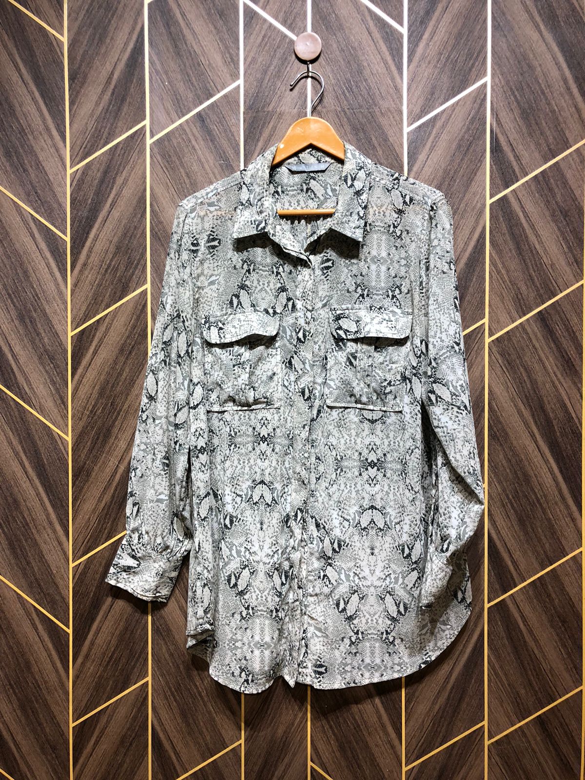 Western Top Chiffon (See Through) – 2X-Large Size (Chest: 23 , Length: 30)