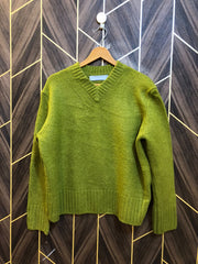 Women Crop Sweater Large | Size | Chest 20 | Length 23 baggy
