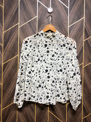 Western Top Chiffon (See Through) – Small Size (Chest: 18, Length: 22  )