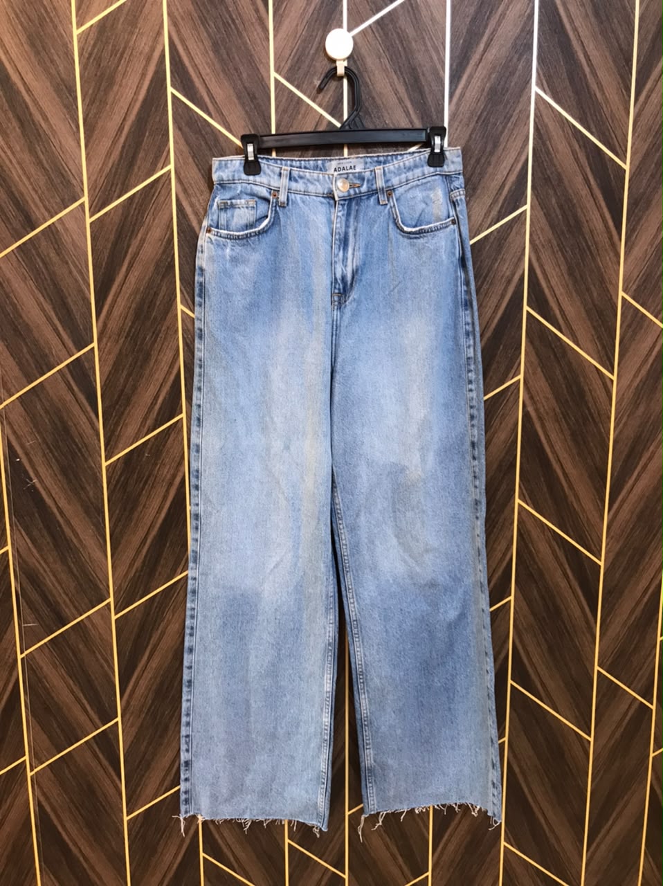 Women High Waist Wide Leg Jeans Medium | Waist 30 | Length 42