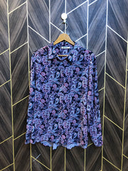 Western Top Chiffon (See Through) – X-Large Size (Chest: 22, Length: 26  )