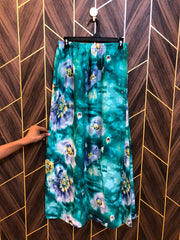 Women Chiffon Cord Set baggy  | Shirt Chest 18 | Shirt Length 39 | Skirt Waist 28 | Skirt Length 39
