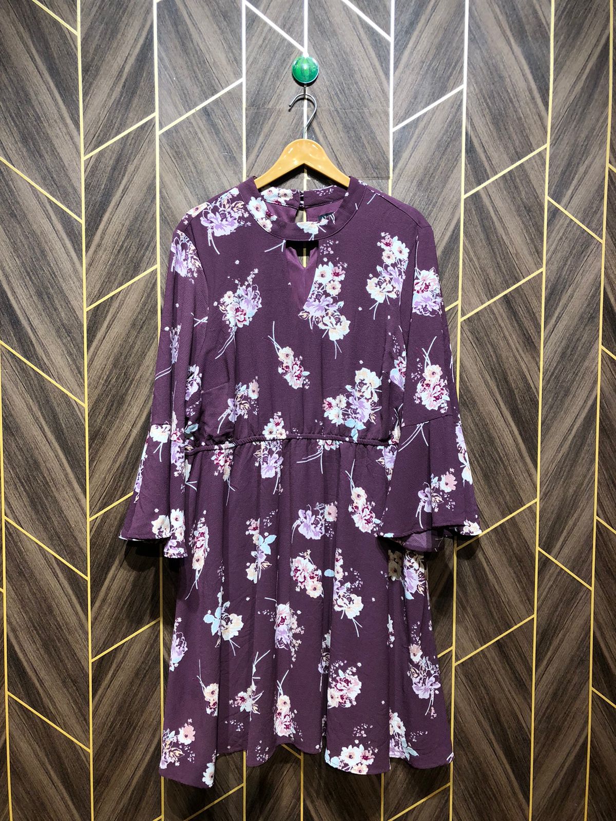 Women Long Shirt Chiffon jersey   X Large | Chest 23 | Length 40