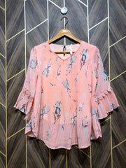 Western Top Chiffon – Small Size (Chest: 18, Length: 26)