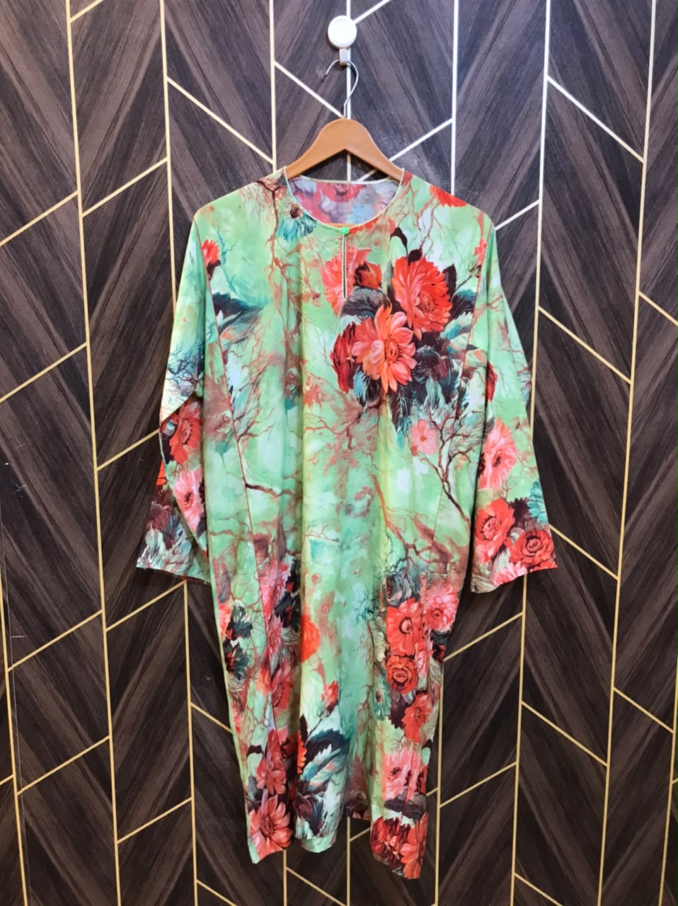 Women Chiffon Cord Set | Shirt Chest 19 | Shirt Length 40  | Skirt Waist 30 | Skirt Length 39
