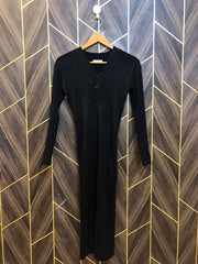 Bodycon Dress Jersey Small | Size | Chest 18 | Length 43