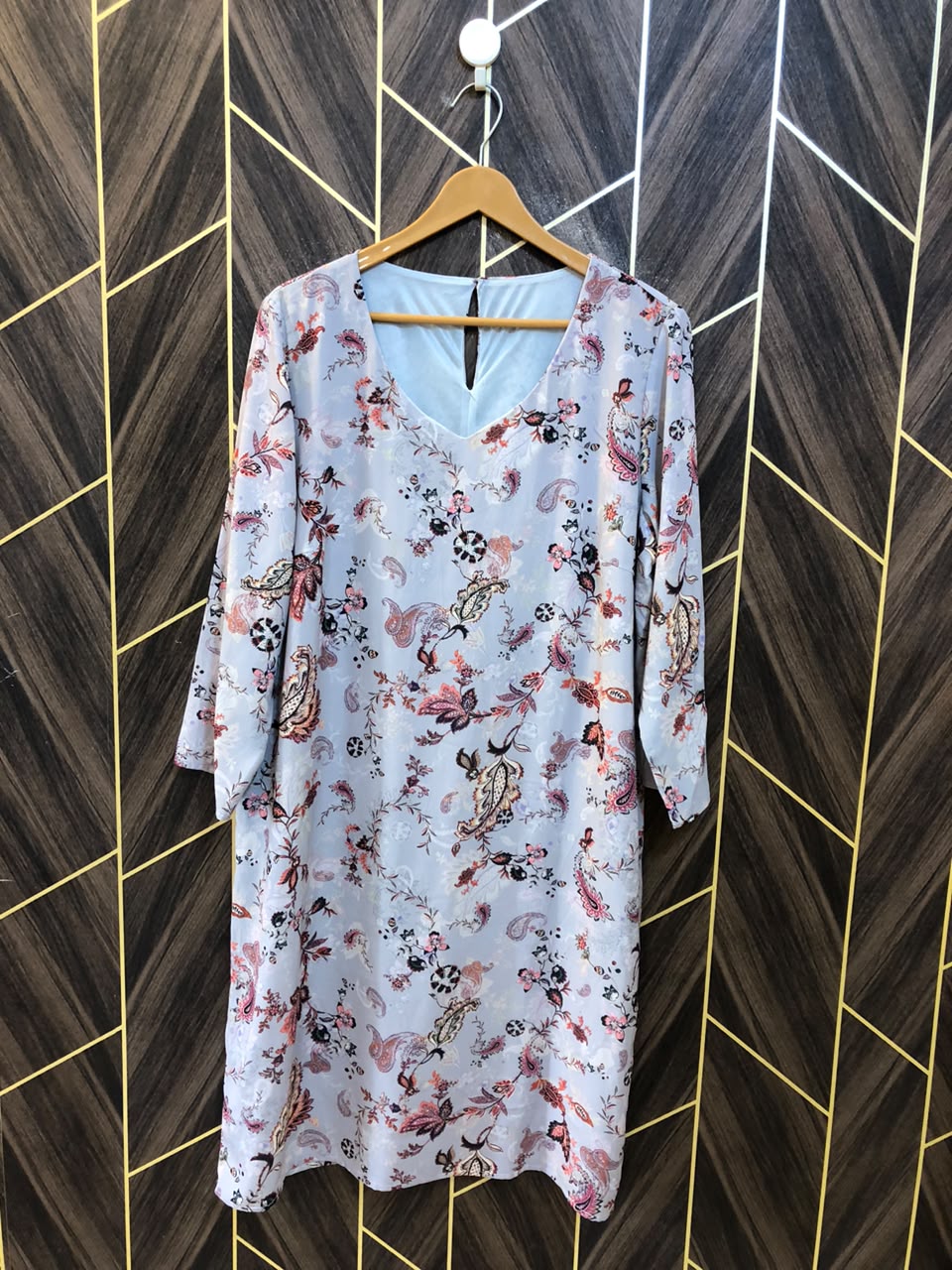Women Long Shirt Chiffon X Large | Chest 22 | Length 41