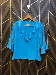 Western Top Chiffon – X-Small Size (Chest:16, Length: 21 )