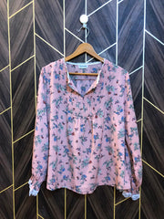 Western Top Chiffon – Large Size (Chest: 20, Length: 25  )