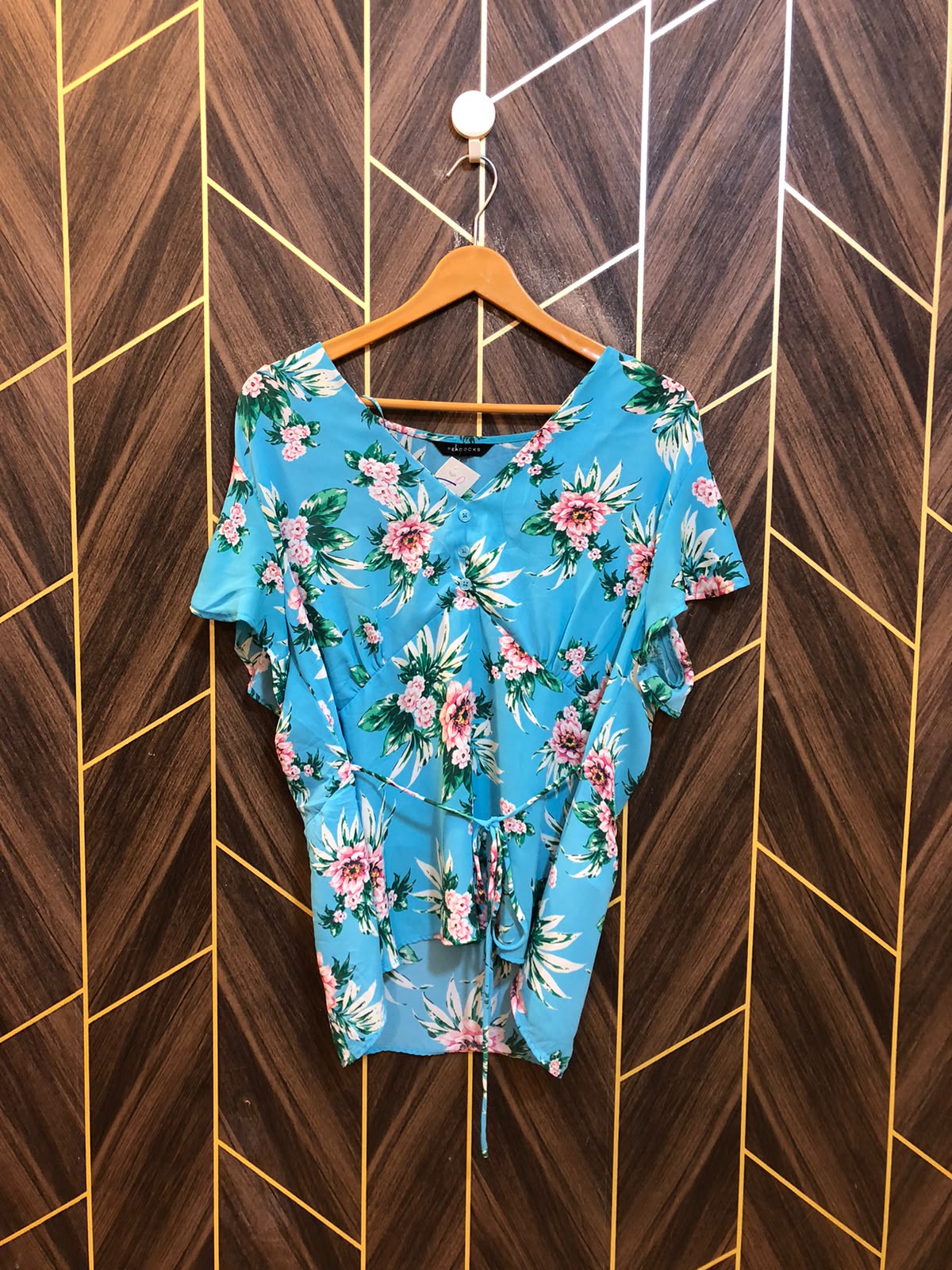 Trendy Chiffon CropTop Size X Large