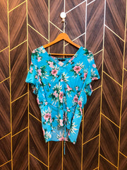 Trendy Chiffon CropTop Size X Large