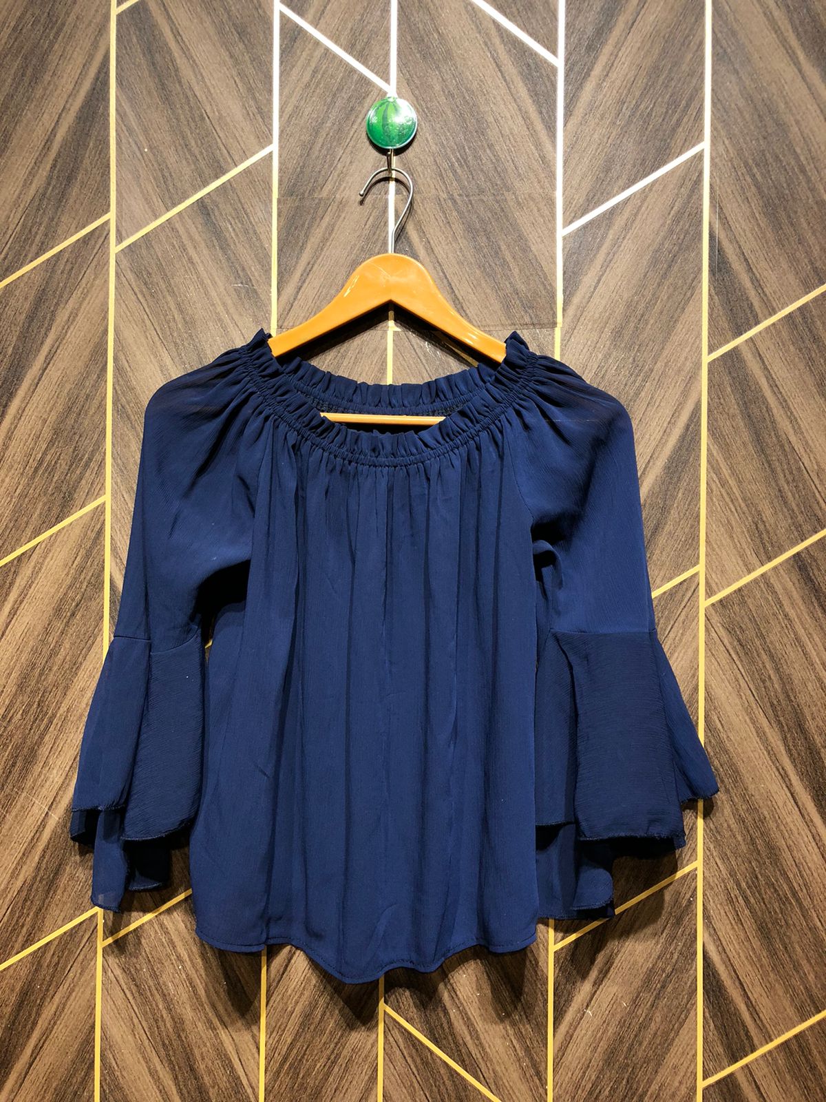 Western Top Chiffon – Small Size (Chest: 18, Length: 20 )