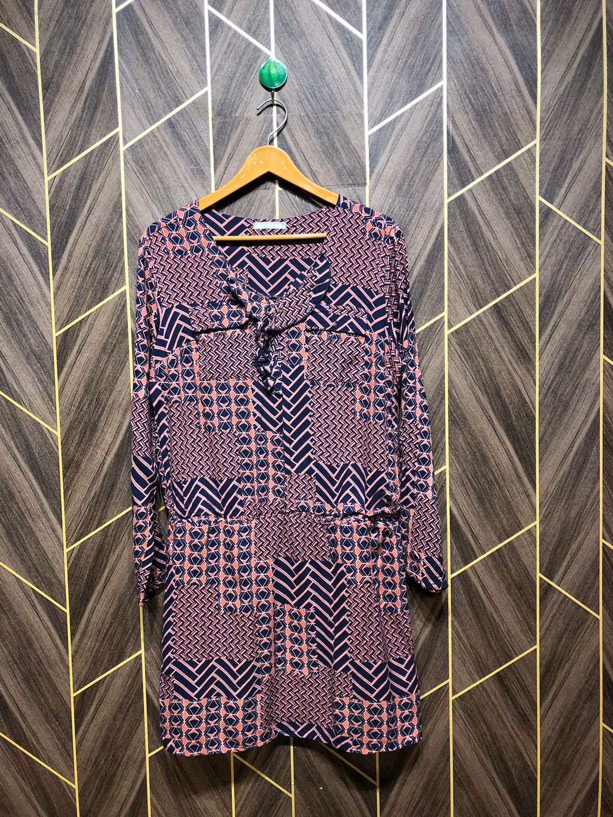 Women Long Shirt Linen Medium | Chest 19 | Length 36