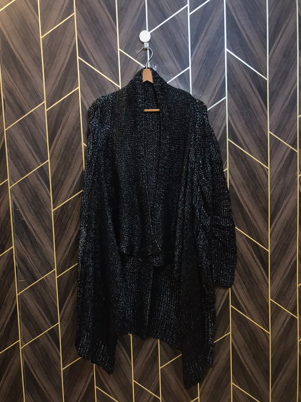 Women Wool Cardigan Sweater Small | Size | Chest 18 | Length 35