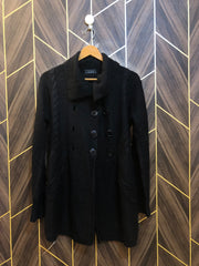 Women Wool Cardigan Sweater Small | Size | Chest 18 | Length 31