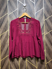 Western Top Linen – Small Size (Chest: 18, Length: 23  )