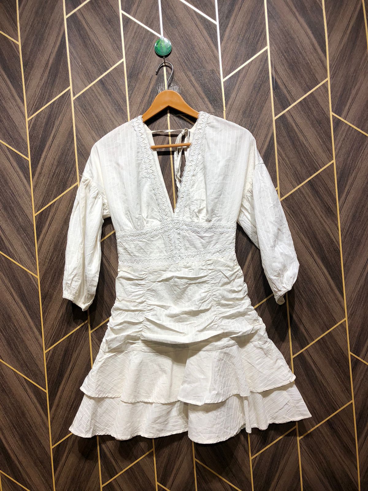 Mini Dress Cotton Small Size Chest 18 Length 34
