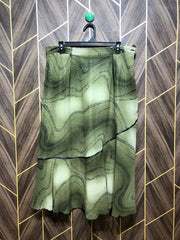 Western Chiffon Skirts Large | Size Waist 34 | Length 32